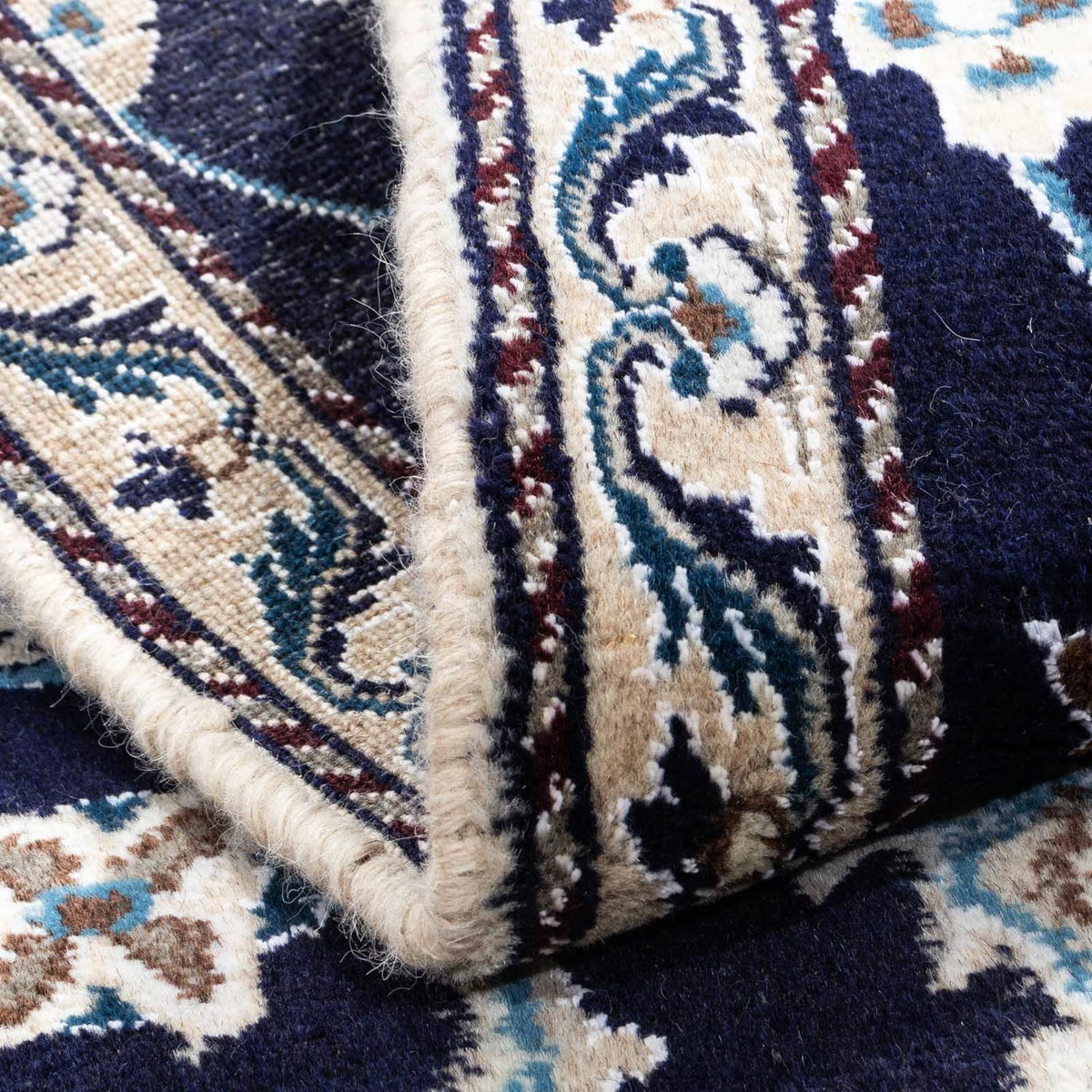 Perzisch tapijt - Nain - 138 x 68 cm - donkerblauw