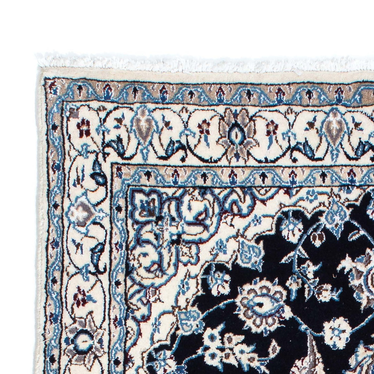 Loper Perzisch tapijt - Nain - Koninklijk - 174 x 106 cm - beige