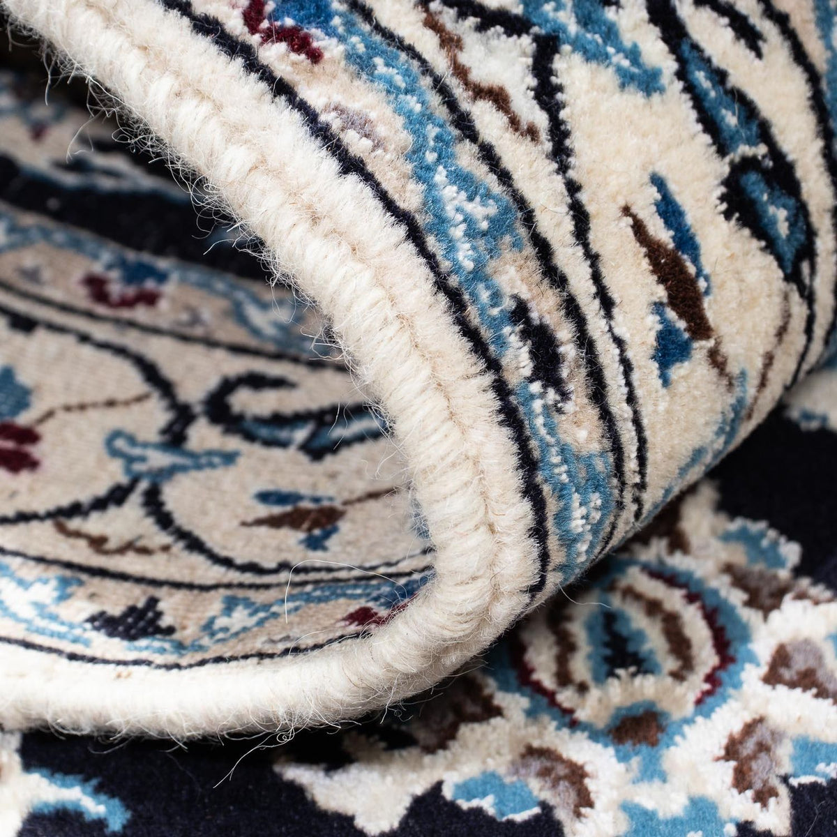 Loper Perzisch tapijt - Nain - Koninklijk - 174 x 106 cm - beige