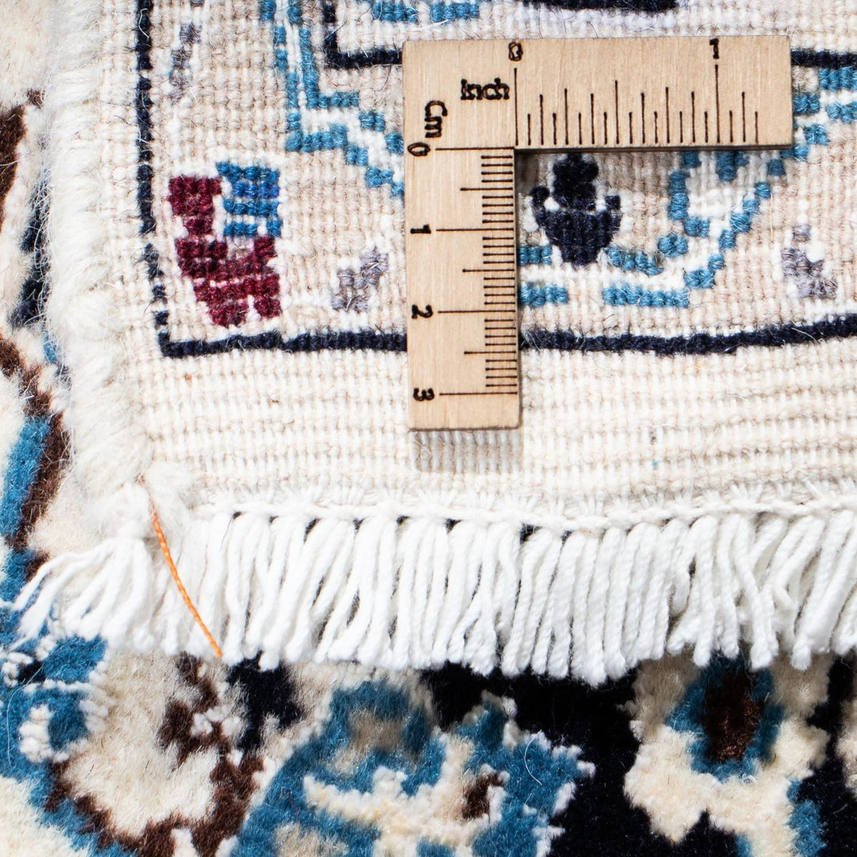 Loper Perzisch tapijt - Nain - Koninklijk - 174 x 106 cm - beige