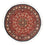 Perzisch tapijt - Bijar rond  - 127 x 127 cm - donkerrood
