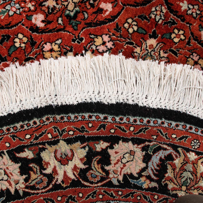 Perzisch tapijt - Bijar rond  - 127 x 127 cm - donkerrood