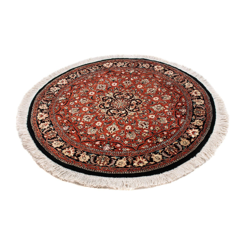 Perzisch tapijt - Bijar rond  - 127 x 127 cm - donkerrood
