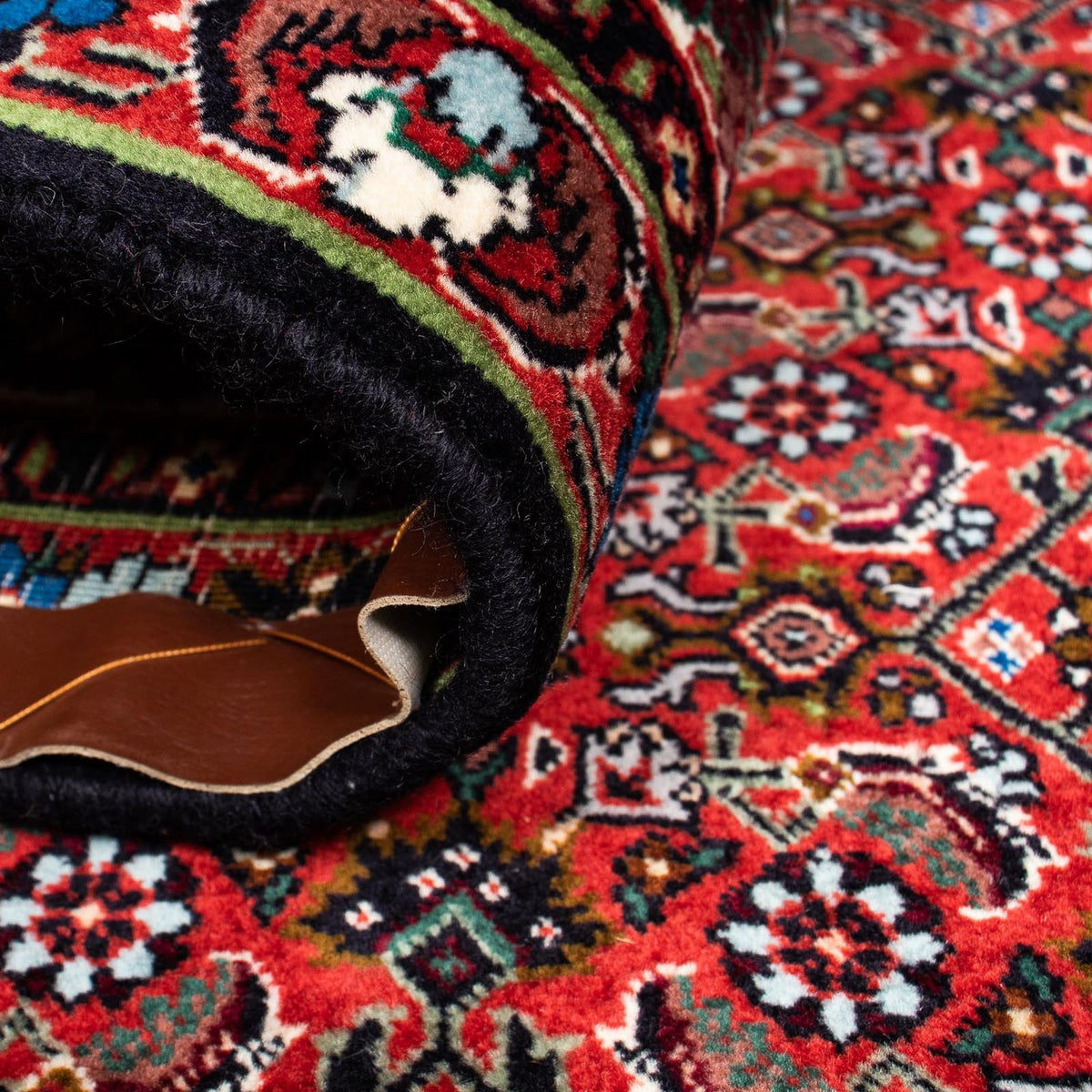 Perzisch tapijt - Bijar vierkant  - 203 x 196 cm - donkerrood