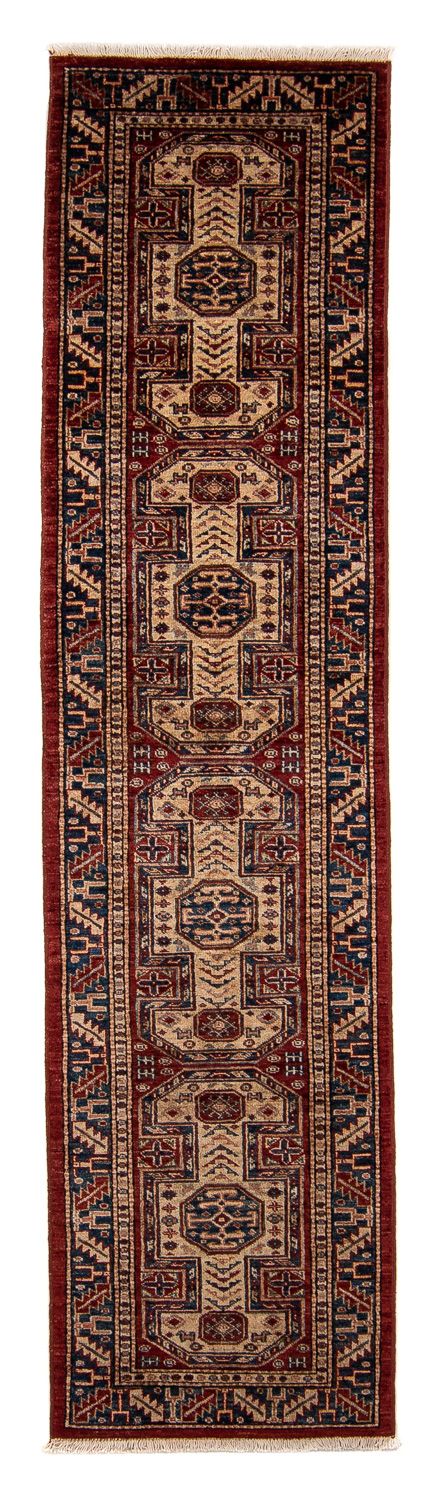 Loper Ziegler Tapijt - Kazak - 281 x 62 cm - donkerrood