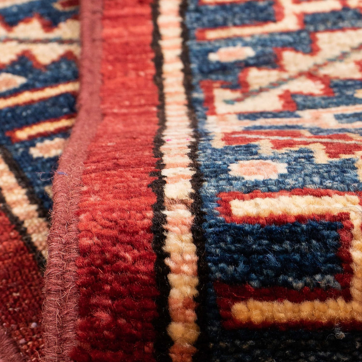 Loper Ziegler Tapijt - Kazak - 281 x 62 cm - donkerrood