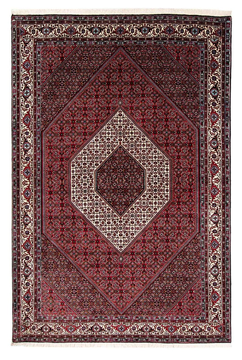 Perzisch tapijt - Bijar - 257 x 173 cm - donkerrood