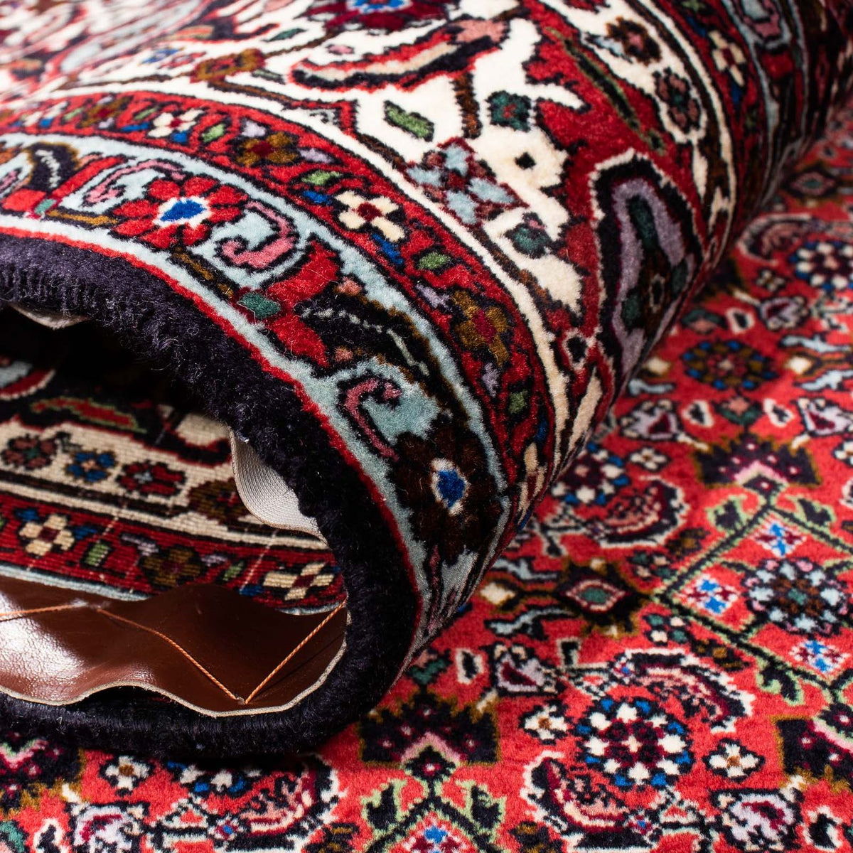 Perzisch tapijt - Bijar - 257 x 173 cm - donkerrood