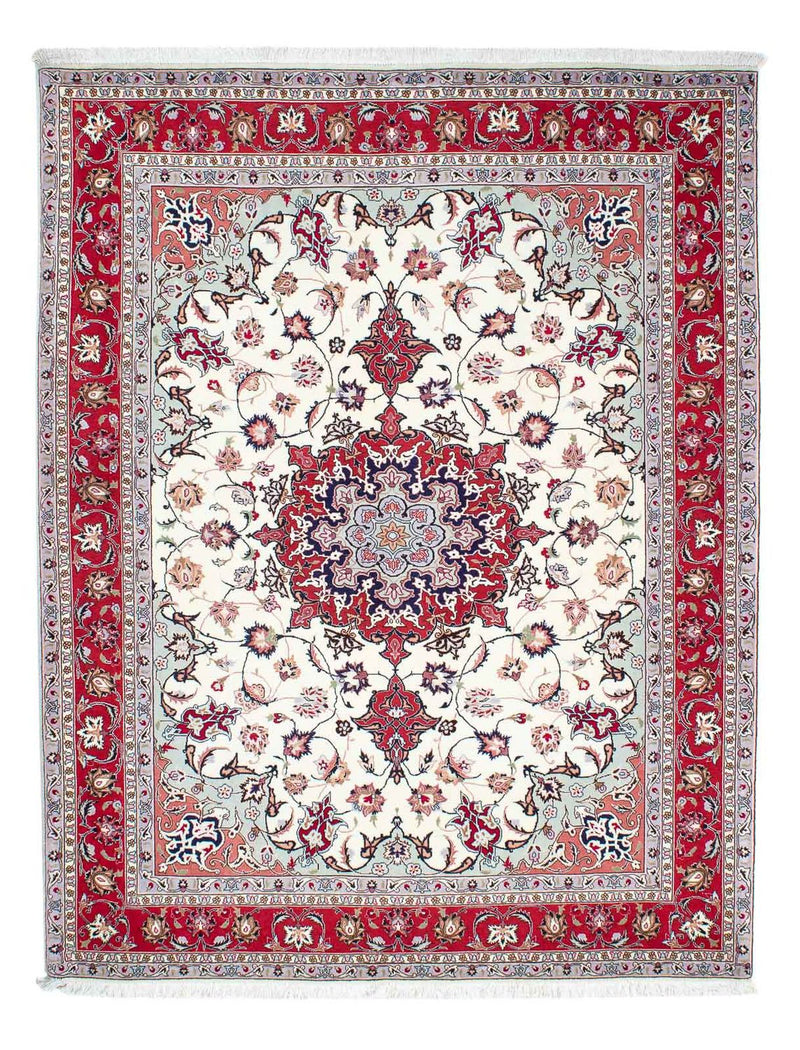Perzisch tapijt - Tabriz - Royal - 200 x 154 cm - beige