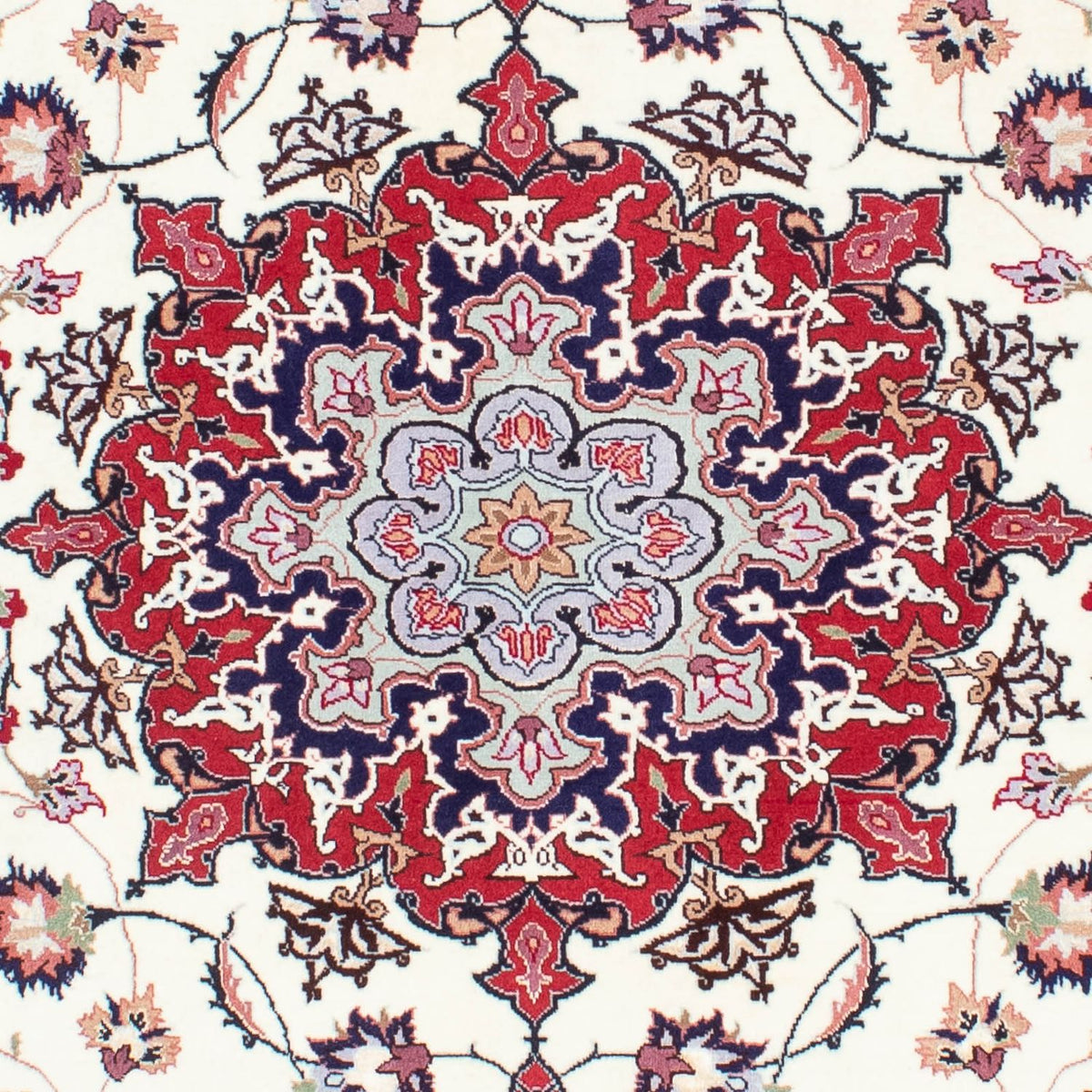 Perzisch tapijt - Tabriz - Royal - 200 x 154 cm - beige