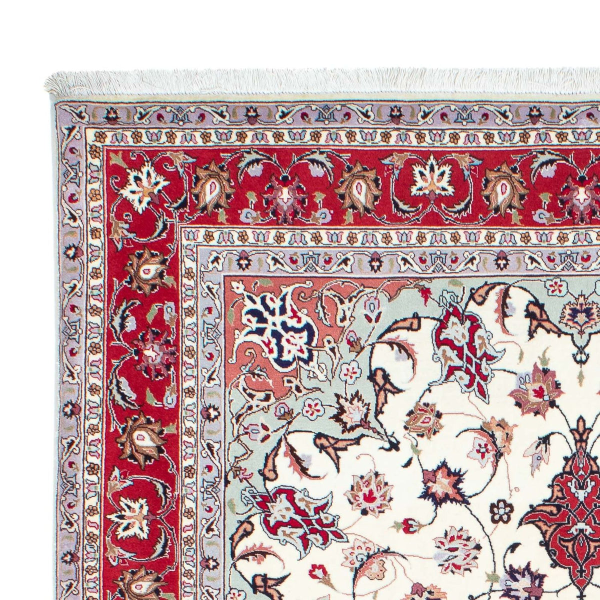 Perzisch tapijt - Tabriz - Royal - 200 x 154 cm - beige