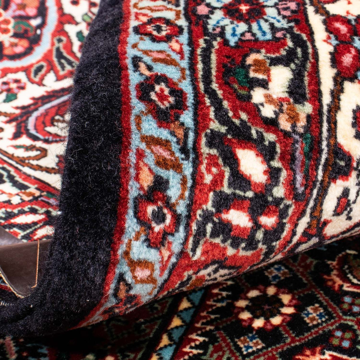 Perzisch tapijt - Bijar - 350 x 251 cm - donkerrood