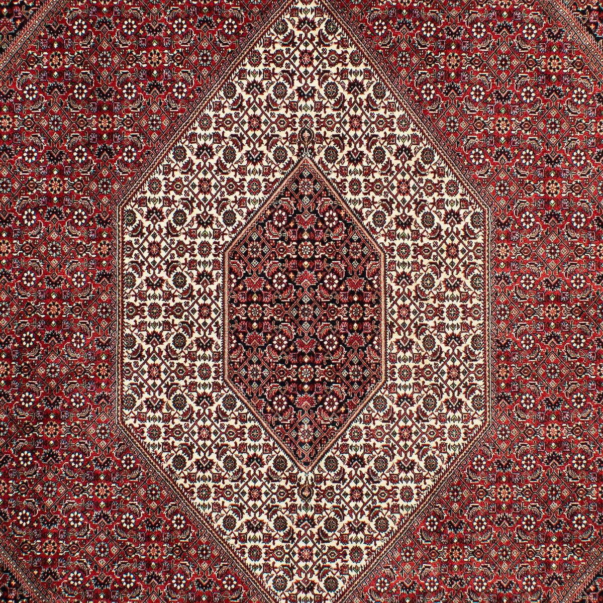 Perzisch tapijt - Bijar - 298 x 200 cm - donkerrood