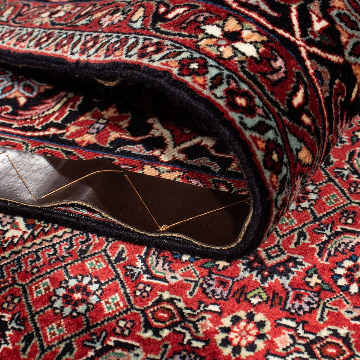 Perzisch tapijt - Bijar - 298 x 200 cm - donkerrood