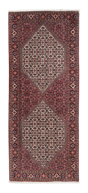 Loper Perzisch tapijt - Bijar - 210 x 87 cm - rood