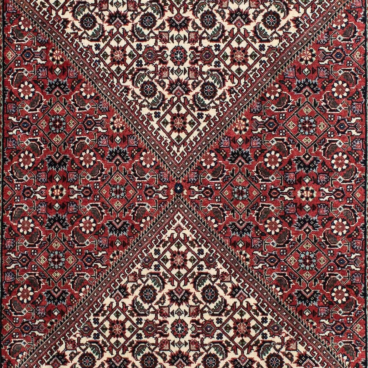 Loper Perzisch tapijt - Bijar - 210 x 87 cm - rood