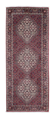 Loper Perzisch tapijt - Bijar - 198 x 77 cm - rood