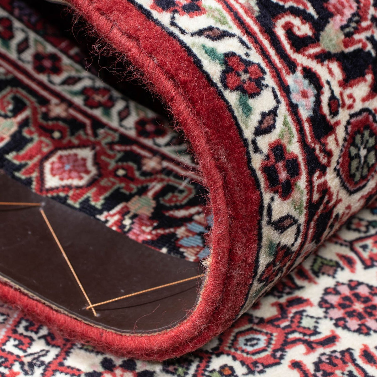 Loper Perzisch tapijt - Bijar - 198 x 77 cm - rood