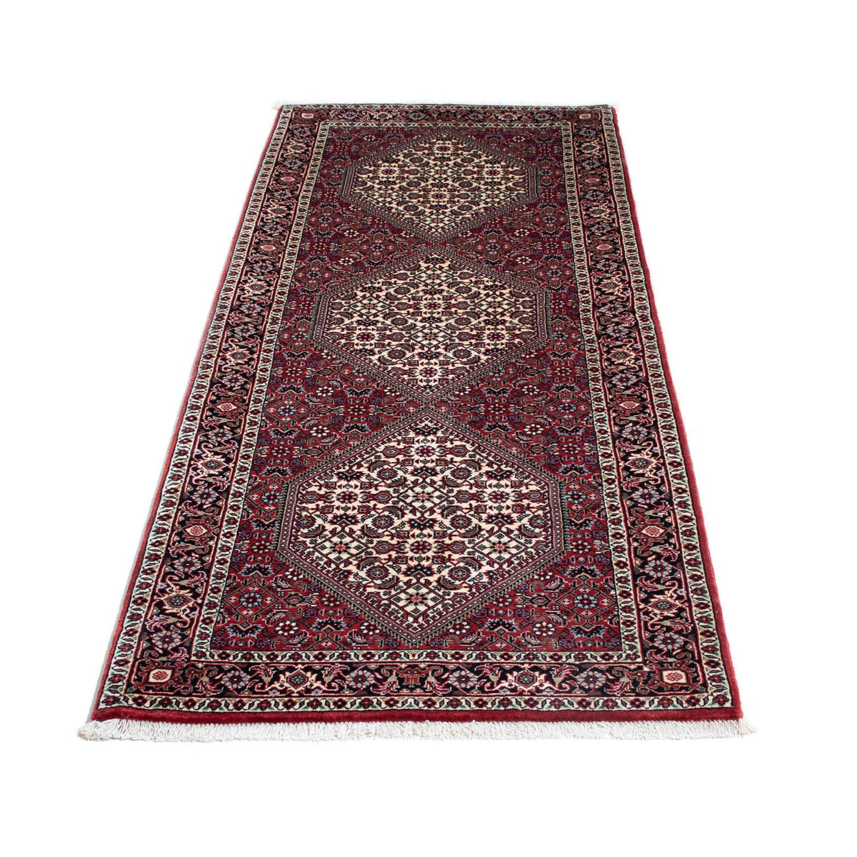 Loper Perzisch tapijt - Bijar - 198 x 77 cm - rood