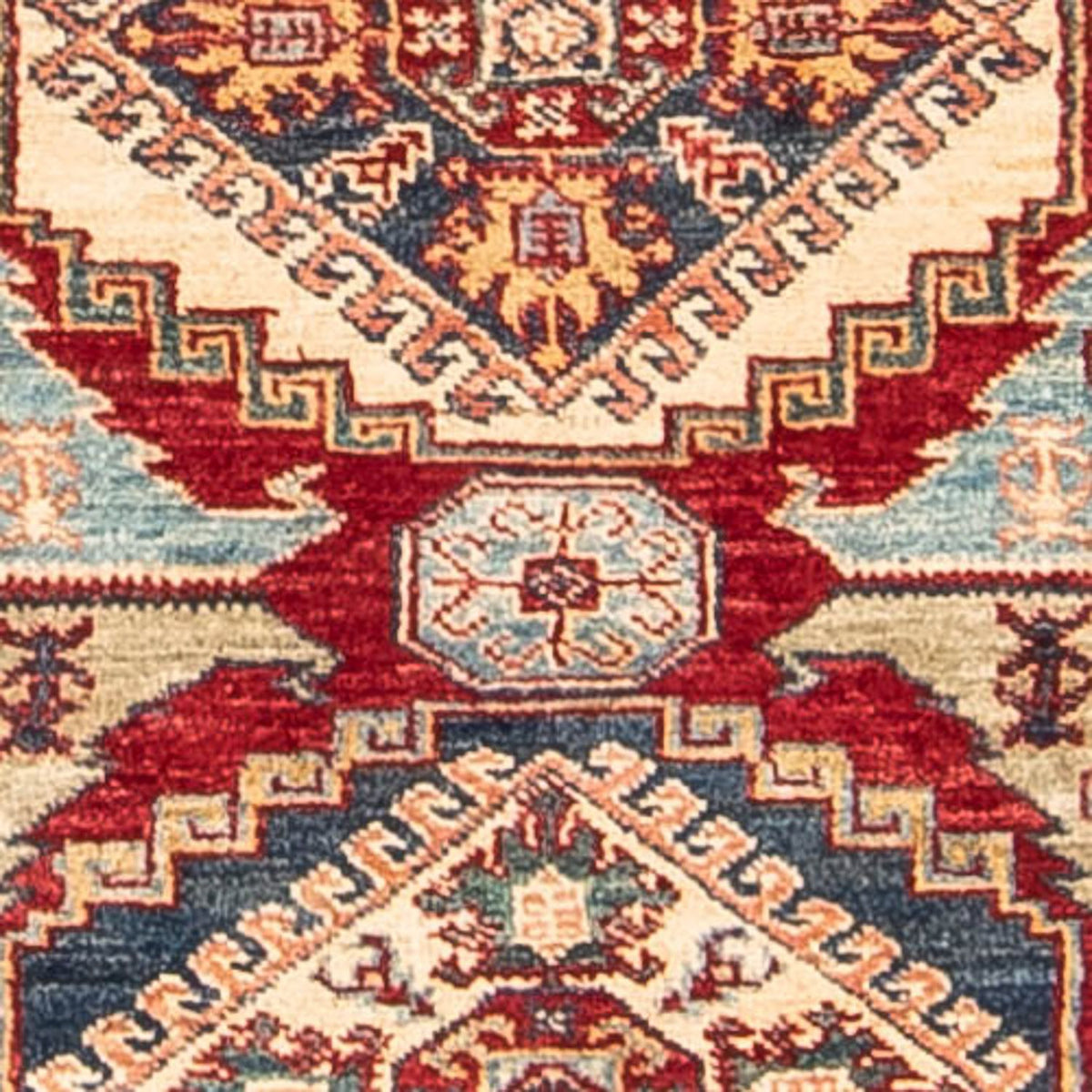 Loper Ziegler Tapijt - Kazak - 300 x 76 cm - donkerrood