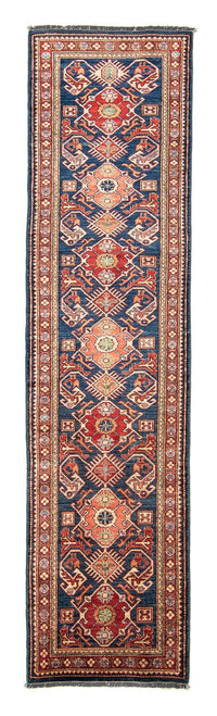 Loper Ziegler Tapijt - Kazak - 298 x 78 cm - blauw