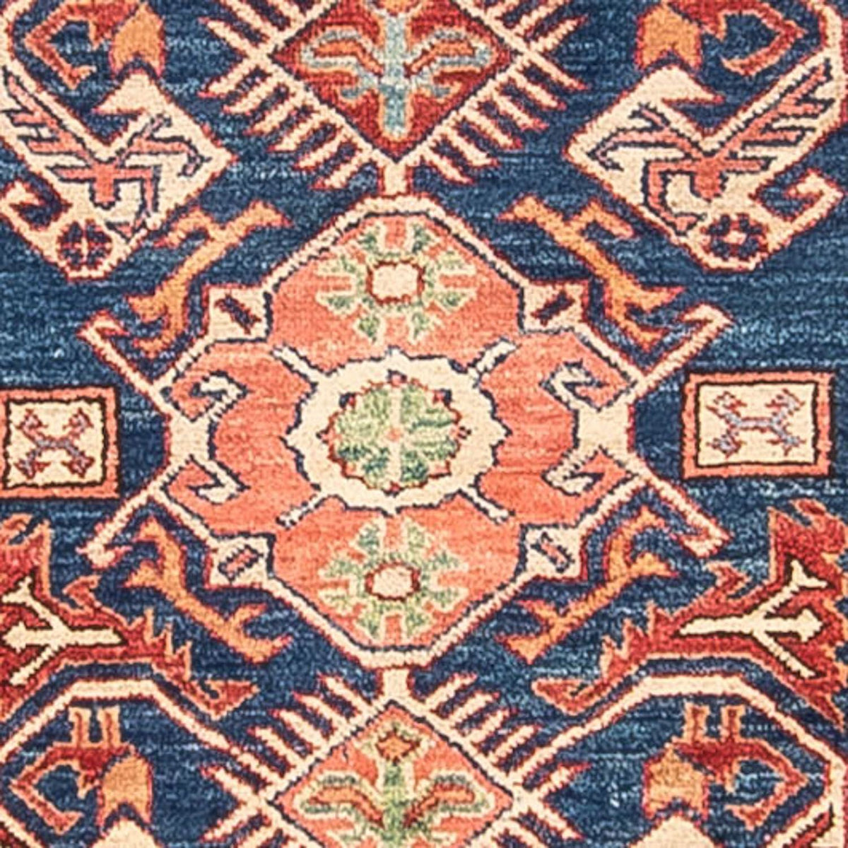 Loper Ziegler Tapijt - Kazak - 298 x 78 cm - blauw