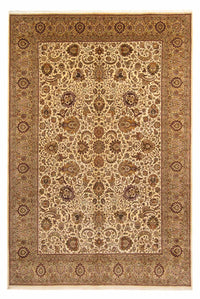 Vintage tapijt - 433 x 306 cm - lichtbruin