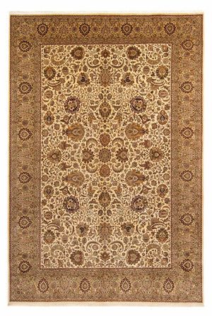 Vintage tapijt - 433 x 306 cm - lichtbruin