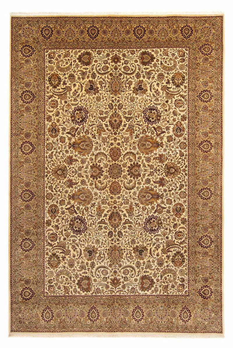 Vintage tapijt - 433 x 306 cm - lichtbruin