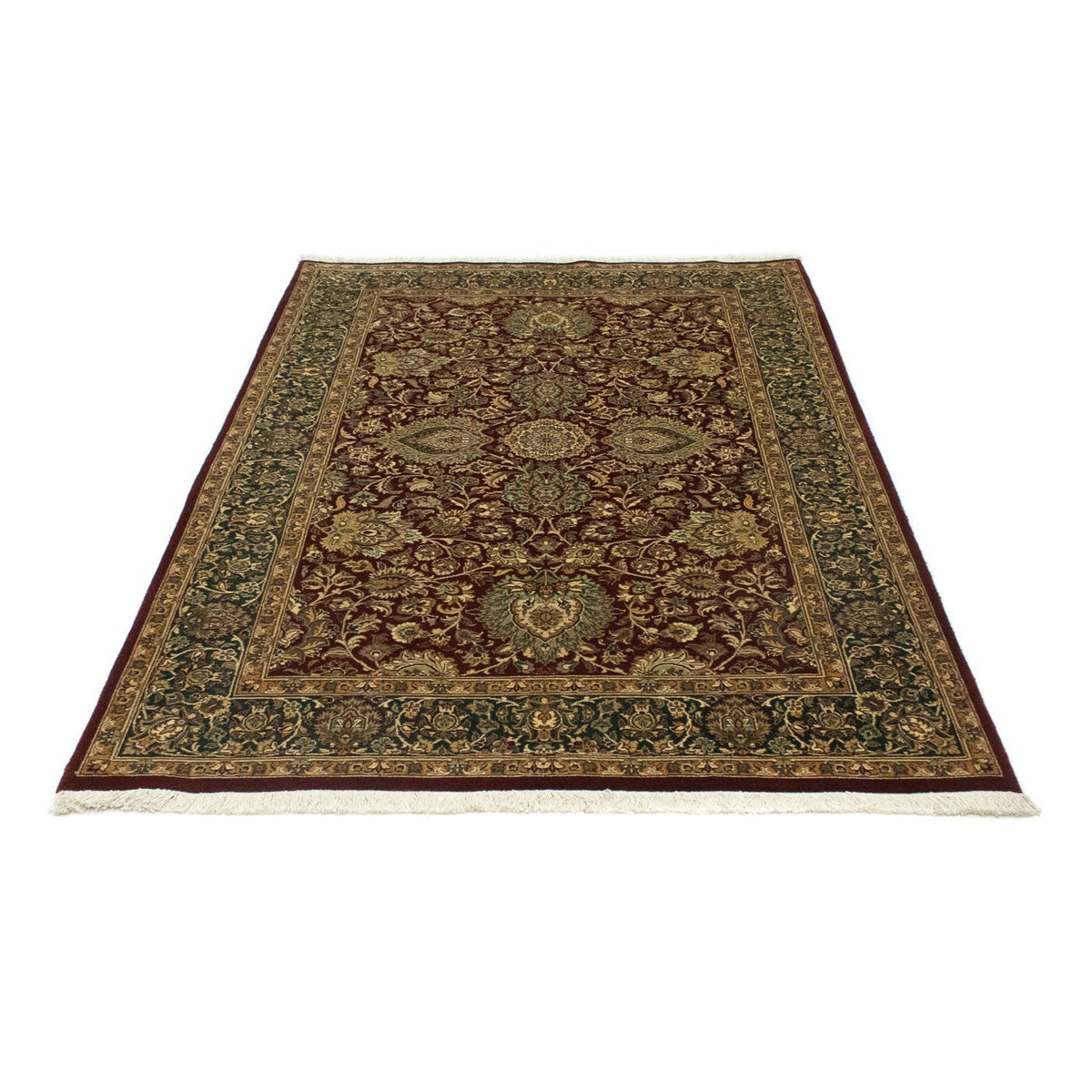 Zijden tapijt - Hereke Silk - Premium - 187 x 125 cm - rood