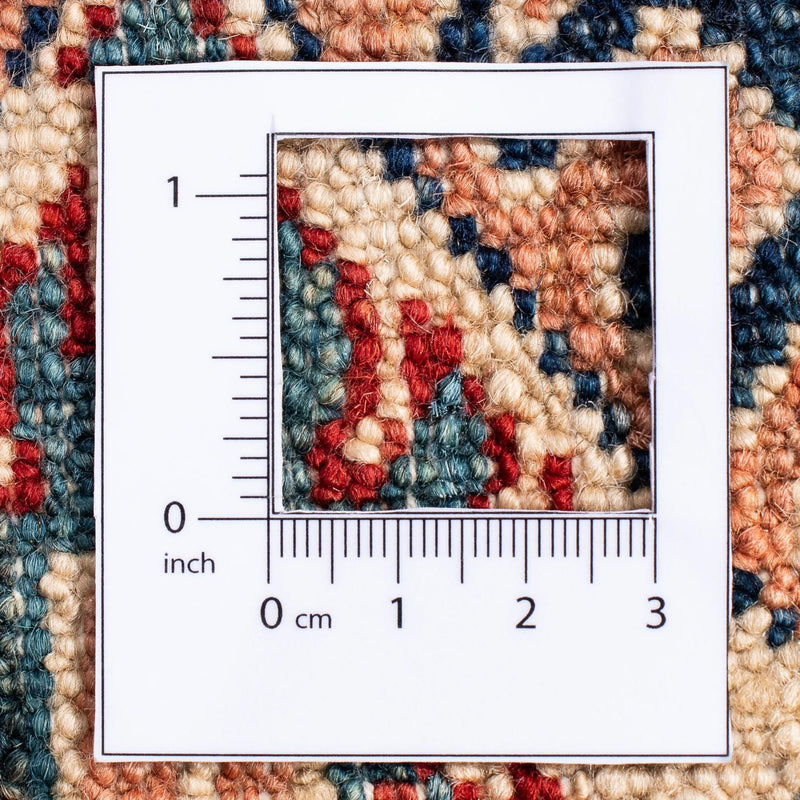 Loper Ziegler Tapijt - Kazak - 302 x 77 cm - donkerrood