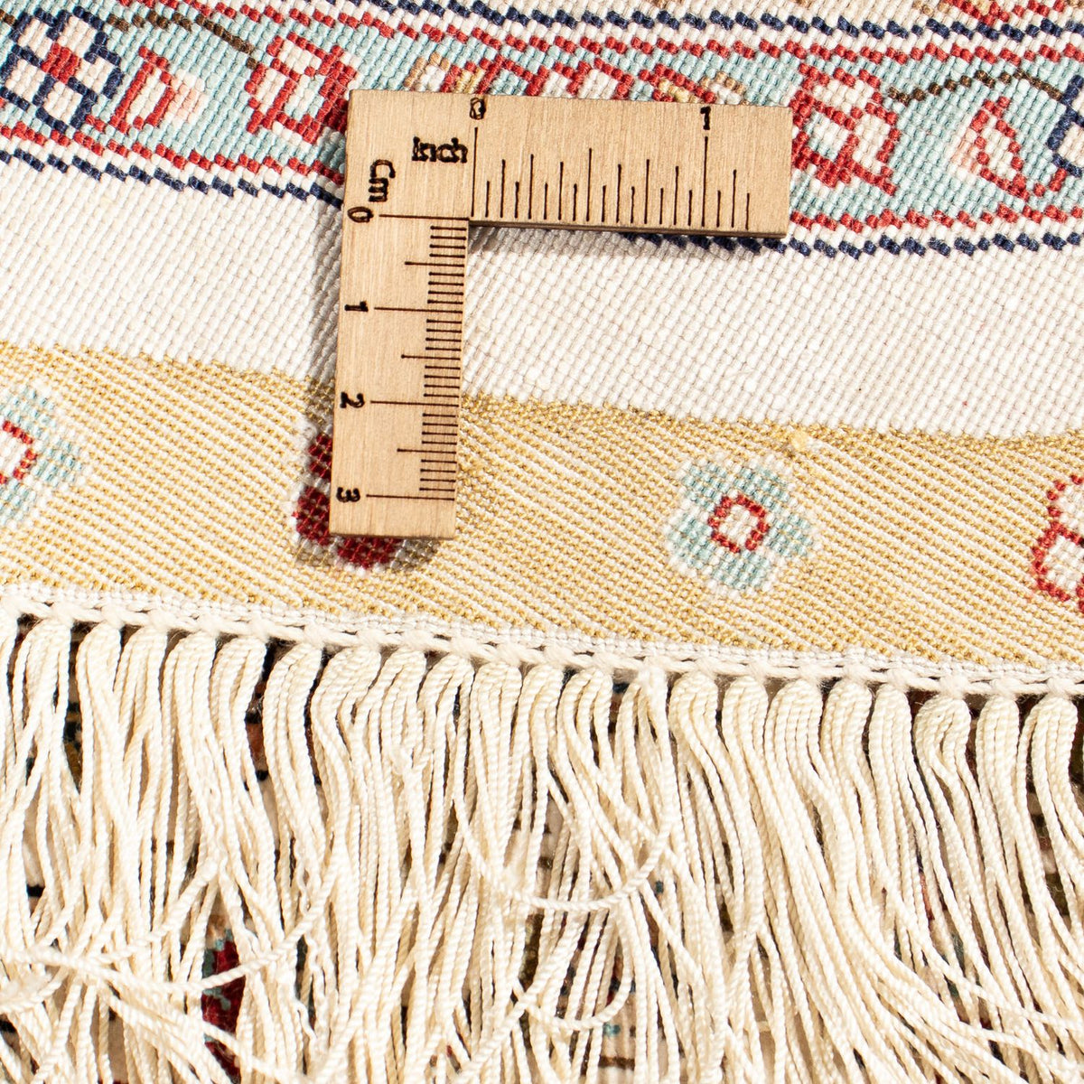 Oosters tapijt - Hereke rond  - 185 x 185 cm - beige