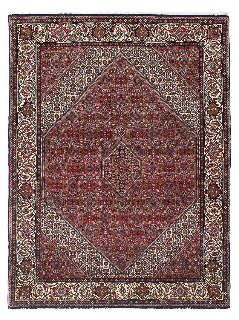 Perzisch tapijt - Bijar - 188 x 140 cm - roest