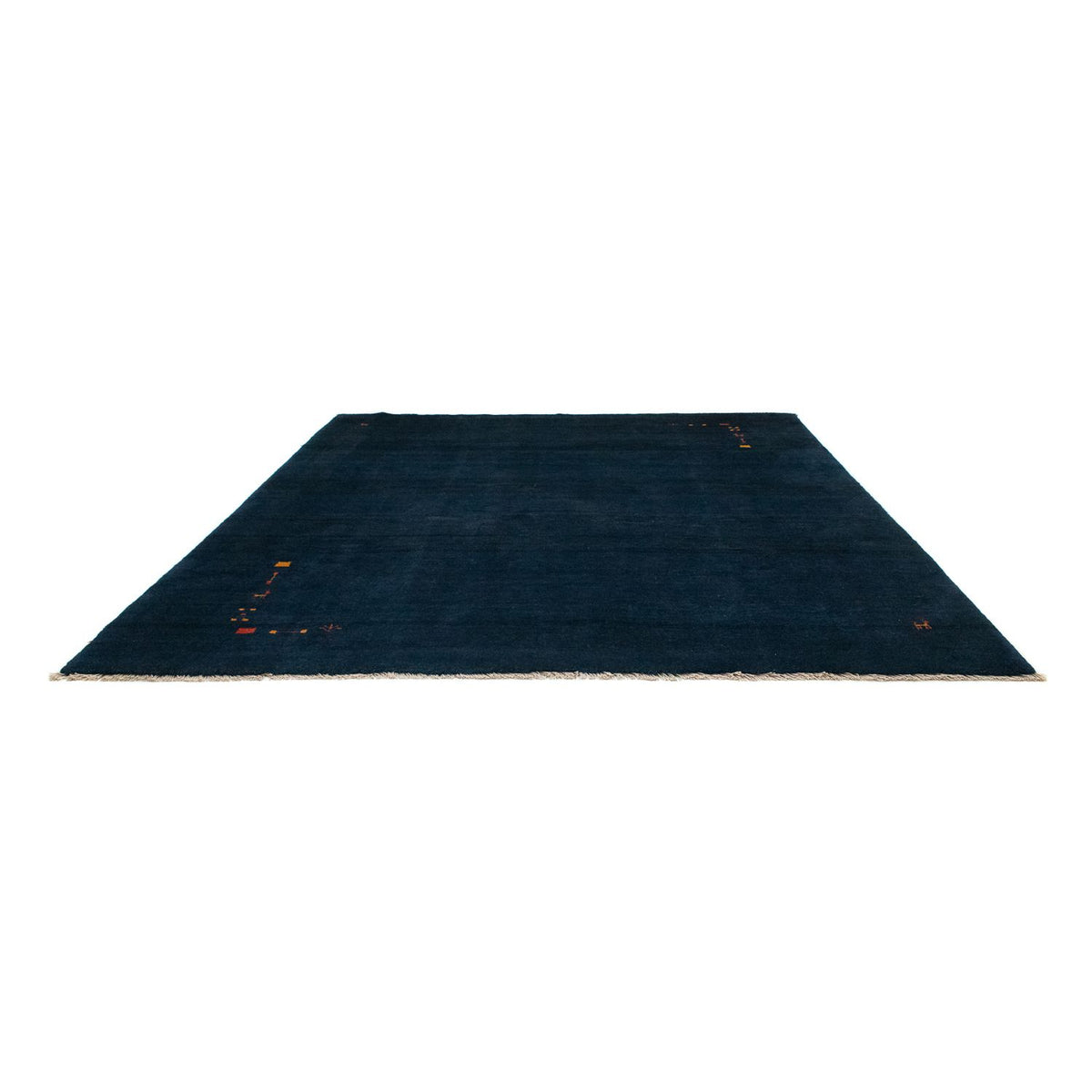 Gabbeh tapijt - Perzisch vierkant  - 295 x 278 cm - donkerblauw