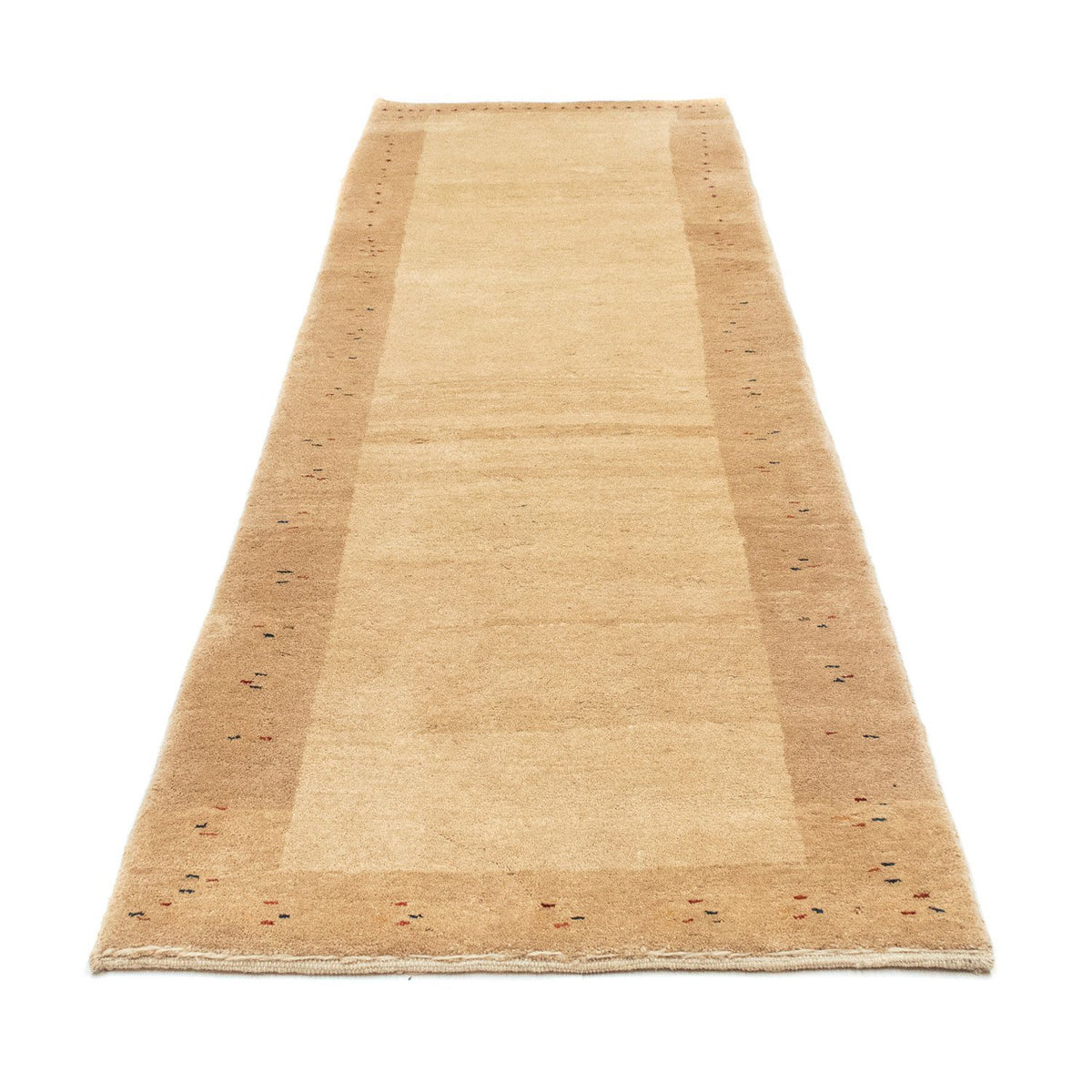 Loper Gabbeh tapijt - Perzisch - 298 x 88 cm - beige