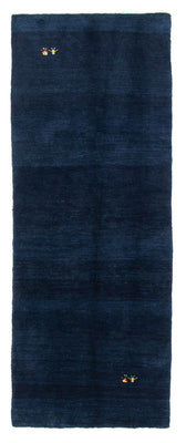 Loper Gabbeh tapijt - Perzisch - 293 x 111 cm - donkerblauw