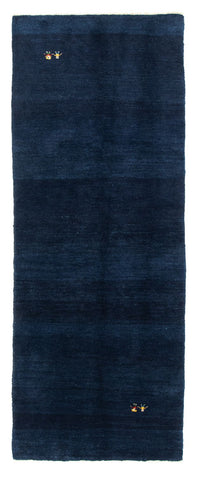 Loper Gabbeh tapijt - Perzisch - 293 x 111 cm - donkerblauw