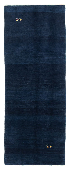 Loper Gabbeh tapijt - Perzisch - 293 x 111 cm - donkerblauw