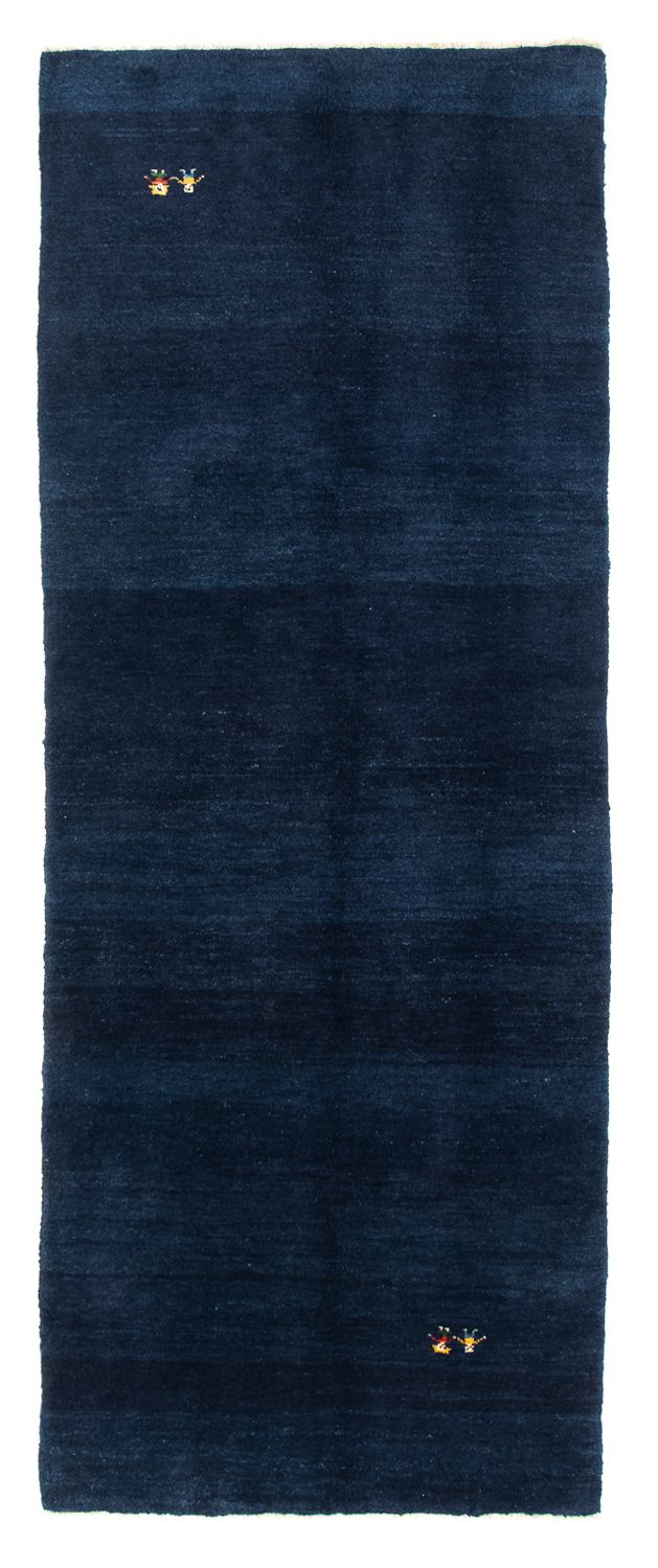 Loper Gabbeh tapijt - Perzisch - 293 x 111 cm - donkerblauw