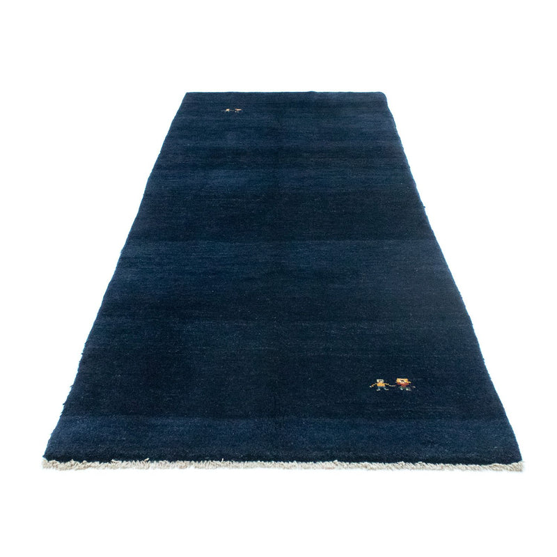 Loper Gabbeh tapijt - Perzisch - 293 x 111 cm - donkerblauw
