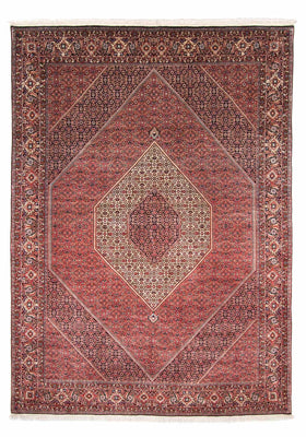 Perzisch tapijt - Bijar - 348 x 252 cm - donkerrood