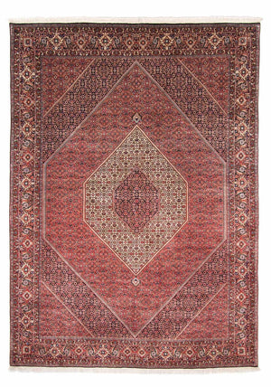 Perzisch tapijt - Bijar - 348 x 252 cm - donkerrood