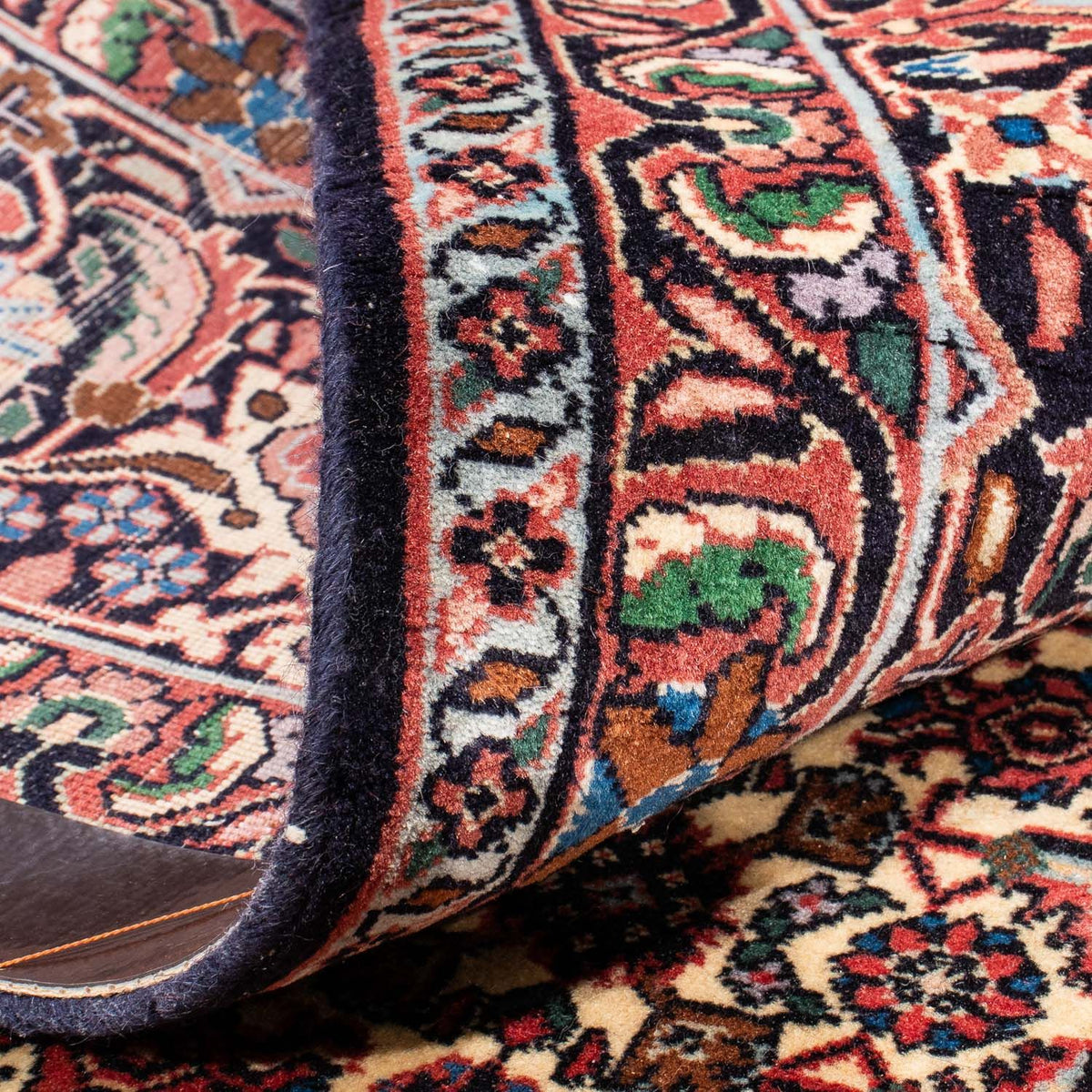 Perzisch tapijt - Bijar - 348 x 252 cm - donkerrood