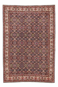 Perzisch tapijt - Bijar - 245 x 165 cm - donkerblauw