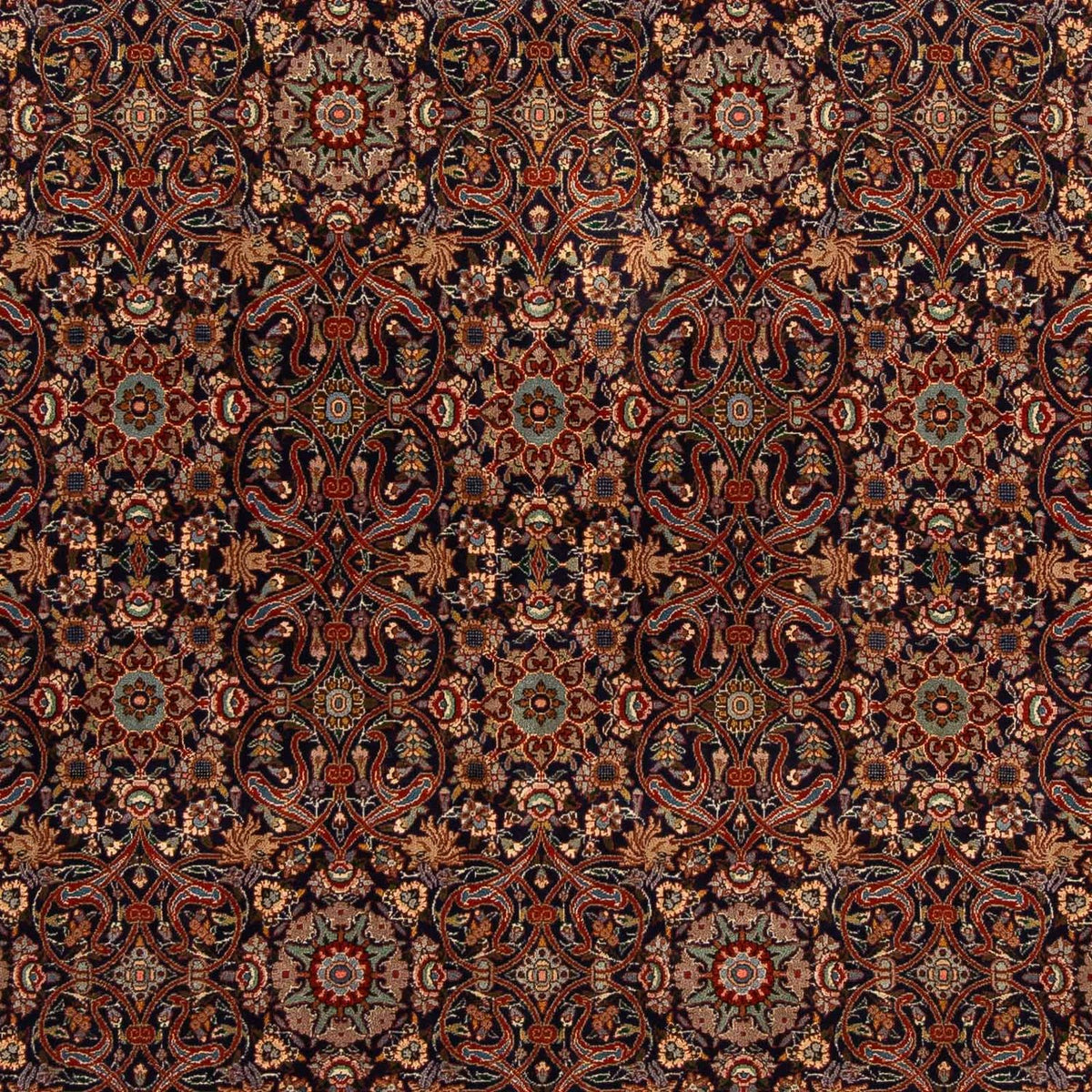 Perzisch tapijt - Bijar vierkant  - 205 x 200 cm - bruin