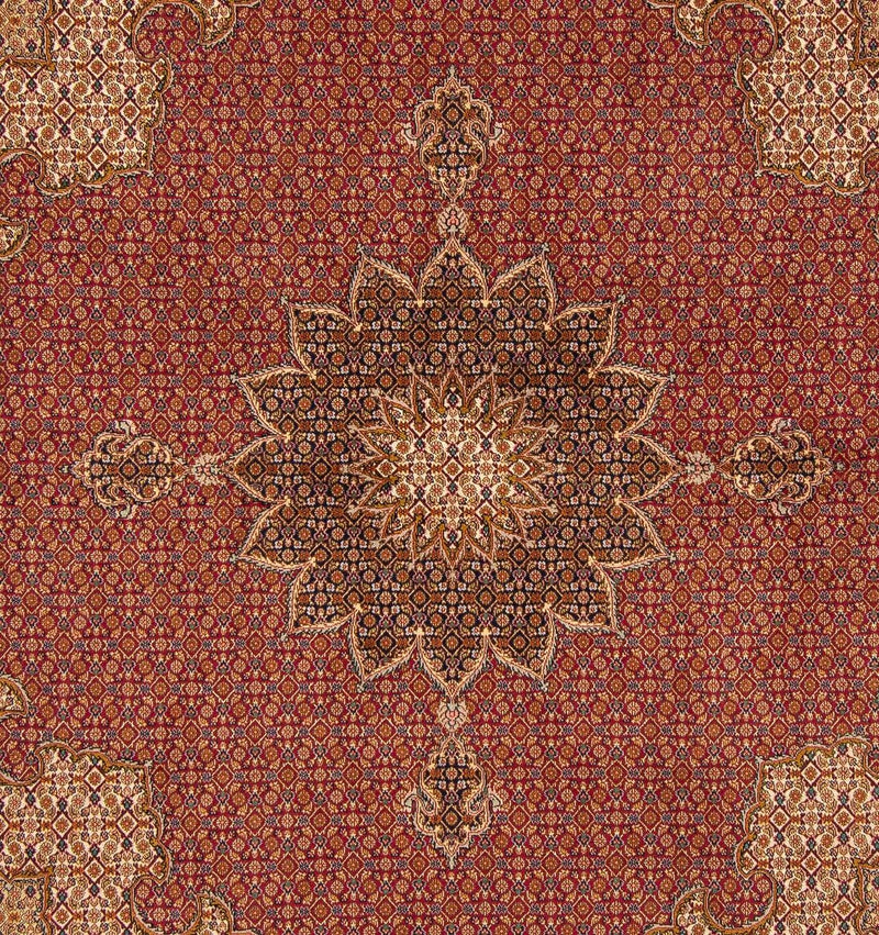 Perzisch tapijt - Tabriz vierkant  - 204 x 201 cm - donkerrood