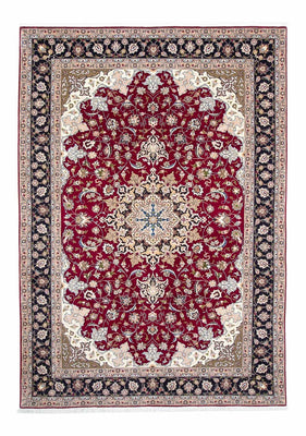 Perzisch tapijt - Tabriz - Royal - 301 x 201 cm - donkerrood
