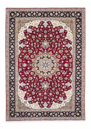 Perzisch tapijt - Tabriz - Royal - 301 x 201 cm - donkerrood