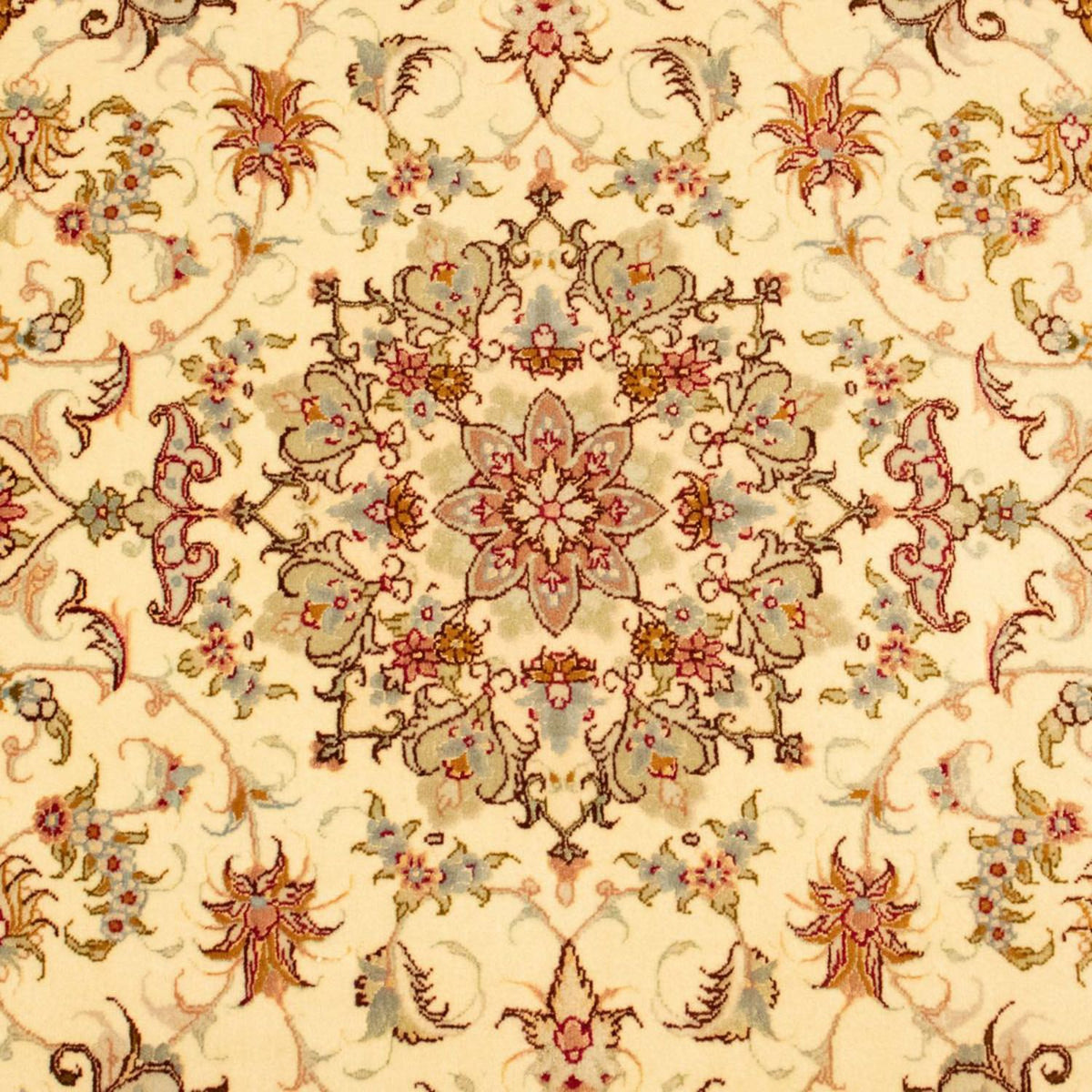 Perzisch tapijt - Tabriz - Royal - 145 x 100 cm - beige