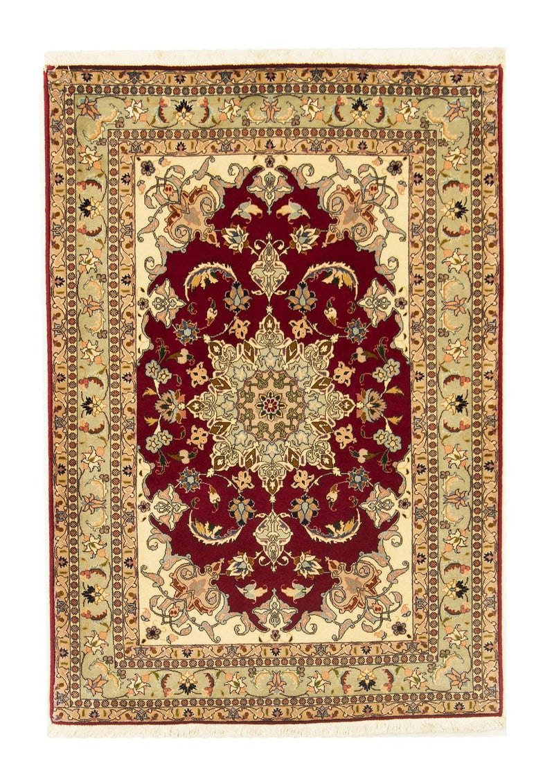 Perzisch tapijt - Tabriz - Royal - 146 x 100 cm - rood